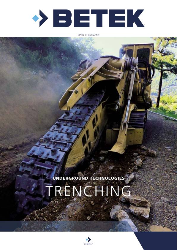 BETEK Grabenfräsen / Trenching